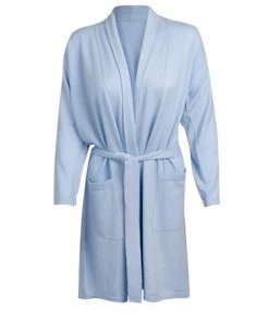 Pure Luxuries London Hallbeck Cashmere & Merino Wool Dressing Gown Black -Pure Luxuries shop unnamed file 1705