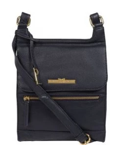 Pure Luxuries London Kempston Leather Cross-Body Bag Navy -Pure Luxuries shop unnamed file 173