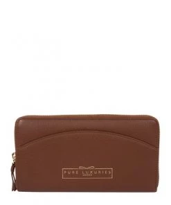 Pure Luxuries London Jenika Leather Purse Pale Gold -Pure Luxuries shop unnamed file 1731