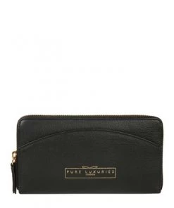 Pure Luxuries London Jenika Leather Purse Pale Gold -Pure Luxuries shop unnamed file 1733