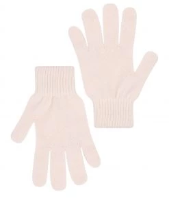 Pure Luxuries London Windermere Cashmere And Merino Wool Gloves Carnation Pink