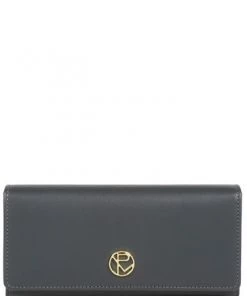 Pure Luxuries London Smoky Blue Paris Leather Bi-Fold Purse -Pure Luxuries shop unnamed file 1759