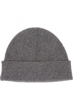 Pure Luxuries London Grizedale Cashmere & Merino Wool Beanie Hat Black -Pure Luxuries shop unnamed file 1762
