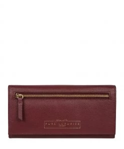 Pure Luxuries London Monika Leather Purse Black