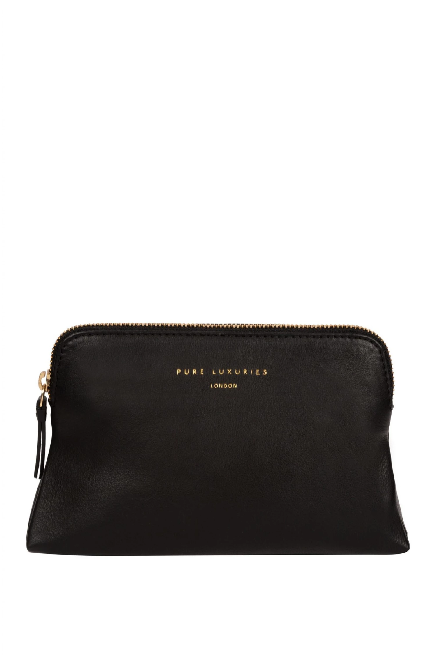 Pure Luxuries London Plaistow Leather Cosmetic Bag 3 Pure Luxuries London Plaistow Leather Cosmetic Bag