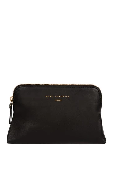 Pure Luxuries London Plaistow Leather Cosmetic Bag 4 Pure Luxuries London Plaistow Leather Cosmetic Bag - Image 2