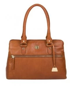 Pure Luxuries London Poppy Leather Handbag Hazelnut -Pure Luxuries shop unnamed file 180