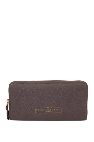 Pure Luxuries London Frieda Leather Purse Nut 4 Pure Luxuries London Frieda Leather Purse Nut - Image 2