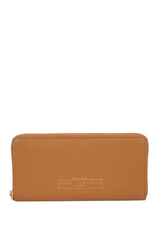Pure Luxuries London Frieda Leather Purse Nut 9 Pure Luxuries London Frieda Leather Purse Nut - Image 7