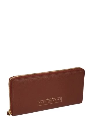 Pure Luxuries London Frieda Leather Purse Nut 10 Pure Luxuries London Frieda Leather Purse Nut - Image 8