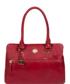 Pure Luxuries London Poppy Leather Handbag Hazelnut -Pure Luxuries shop unnamed file 182