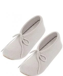Pure Luxuries London Millom Cashmere & Merino Wool Slippers Foggy Grey -Pure Luxuries shop unnamed file 1822