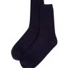 Pure Luxuries London Dalton Cashmere & Merino Wool Ribbed Socks Foggy Grey -Pure Luxuries shop unnamed file 1839