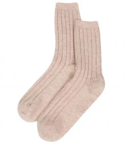 Pure Luxuries shop 5 Pure Luxuries London Cartmel Cashmere & Merino Wool Socks Burgundy Red