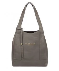 Pure Luxuries London Colette Leather Handbag Grey -Pure Luxuries shop unnamed file 192