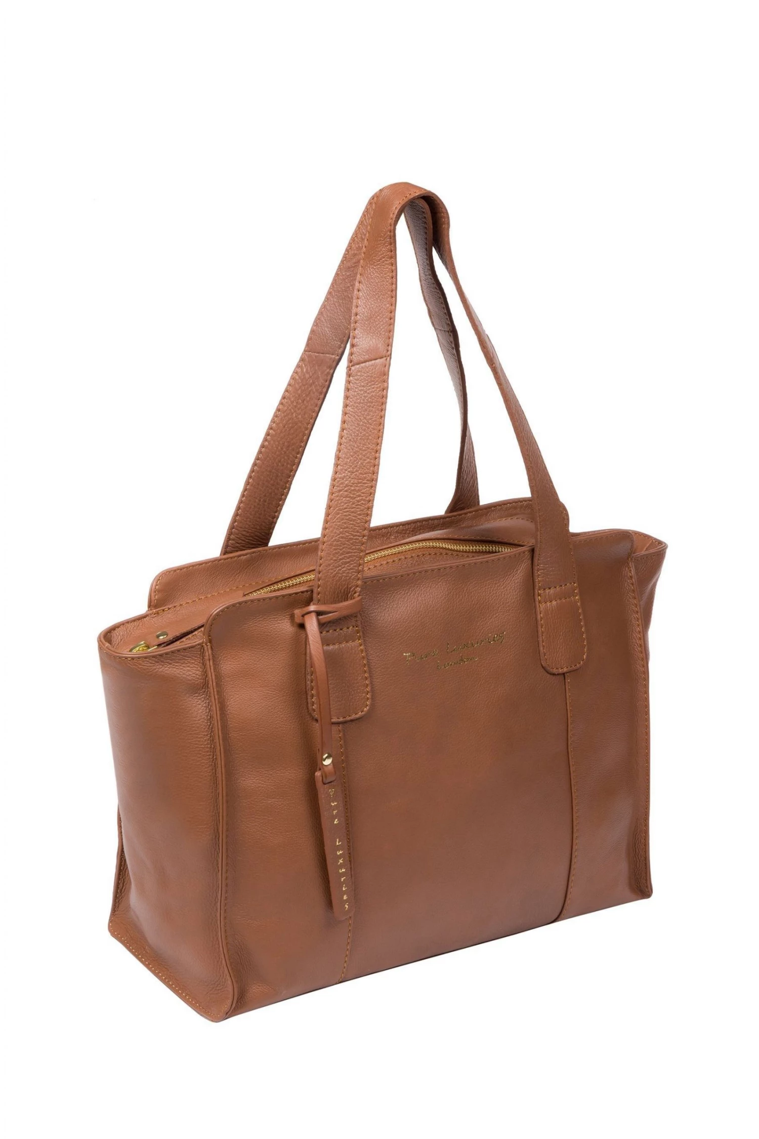 Pure Luxuries London Alexandra Leather Handbag Pink 5 Pure Luxuries London Alexandra Leather Handbag Pink - Image 3