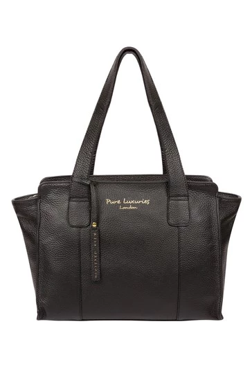 Pure Luxuries London Alexandra Leather Handbag Pink 10 Pure Luxuries London Alexandra Leather Handbag Pink - Image 8