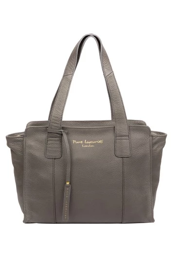 Pure Luxuries London Alexandra Leather Handbag Pink 11 Pure Luxuries London Alexandra Leather Handbag Pink - Image 9