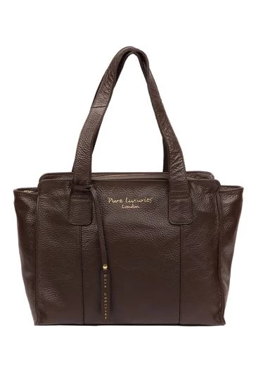 Pure Luxuries London Alexandra Leather Handbag Pink 13 Pure Luxuries London Alexandra Leather Handbag Pink - Image 11