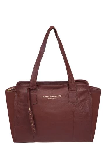 Pure Luxuries London Alexandra Leather Handbag Pink 14 Pure Luxuries London Alexandra Leather Handbag Pink - Image 12