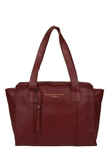 Pure Luxuries London Alexandra Leather Handbag Pink 15 Pure Luxuries London Alexandra Leather Handbag Pink - Image 13