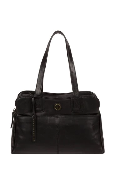 Pure Luxuries London Beacon Leather Handbag Vintage Cognac 8 Pure Luxuries London Beacon Leather Handbag Vintage Cognac - Image 6