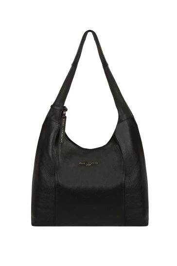 Pure Luxuries London Nina Leather Shoulder Bag Dark Tan 9 Pure Luxuries London Nina Leather Shoulder Bag Dark Tan - Image 7