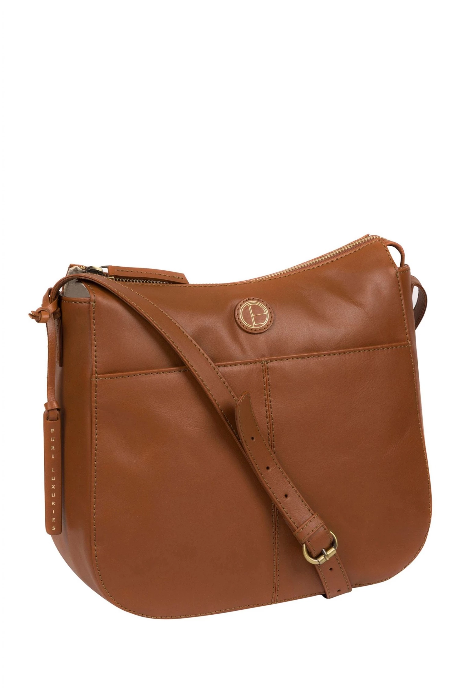 Pure Luxuries London Farlow Leather Shoulder Bag Burgundy 5 Pure Luxuries London Farlow Leather Shoulder Bag Burgundy - Image 3