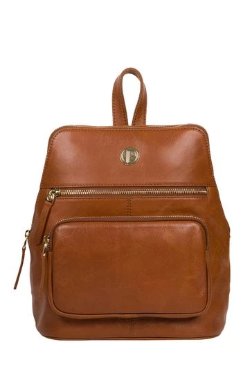 Pure Luxuries London Verbena Leather Backpack Dark Brown 8 Pure Luxuries London Verbena Leather Backpack Dark Brown - Image 6