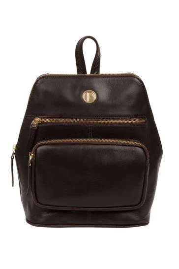 Pure Luxuries London Verbena Leather Backpack Dark Brown 11 Pure Luxuries London Verbena Leather Backpack Dark Brown - Image 9
