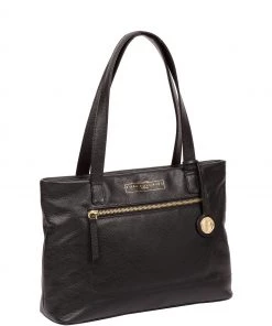 Pure Luxuries London Adley Leather Handbag Blue