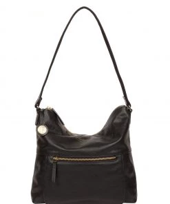 Pure Luxuries London Tenley Leather Shoulder Bag Blush Pink