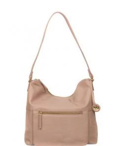 Pure Luxuries London Tenley Leather Shoulder Bag Blush Pink -Pure Luxuries shop unnamed file 283