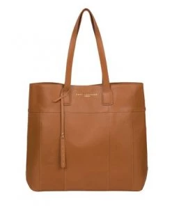 Pure Luxuries London Pembury Vegetable Tanned Leather Shopper Bag Ombre Chestnut -Pure Luxuries shop unnamed file 304