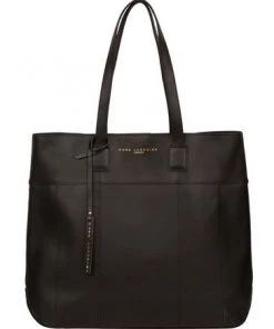 Pure Luxuries London Pembury Vegetable Tanned Leather Shopper Bag Ombre Chestnut -Pure Luxuries shop unnamed file 305