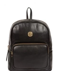 Pure Luxuries London Cora Leather Backpack Dark Brown -Pure Luxuries shop unnamed file 314