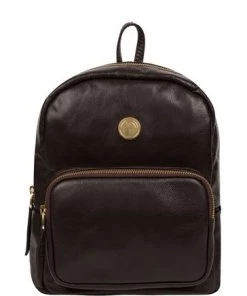 Pure Luxuries London Cora Leather Backpack Dark Brown -Pure Luxuries shop unnamed file 316