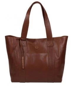 Pure Luxuries London Cranbrook Leather Tote Bag Vintage Dark Tan -Pure Luxuries shop unnamed file 338