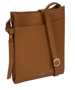 Pure Luxuries London Barton Vegetable Tanned Leather Cross-Body Phone Bag Ombre Chestnut -Pure Luxuries shop unnamed file 343 scaled