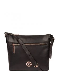 Pure Luxuries London Byrne Leather Cross-Body Bag Cherry -Pure Luxuries shop unnamed file 366