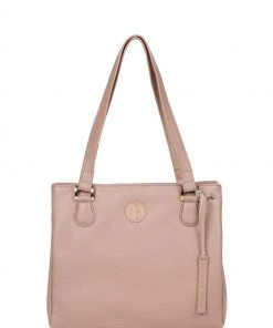 Pure Luxuries London Milana Leather Handbag Cashmere Blue