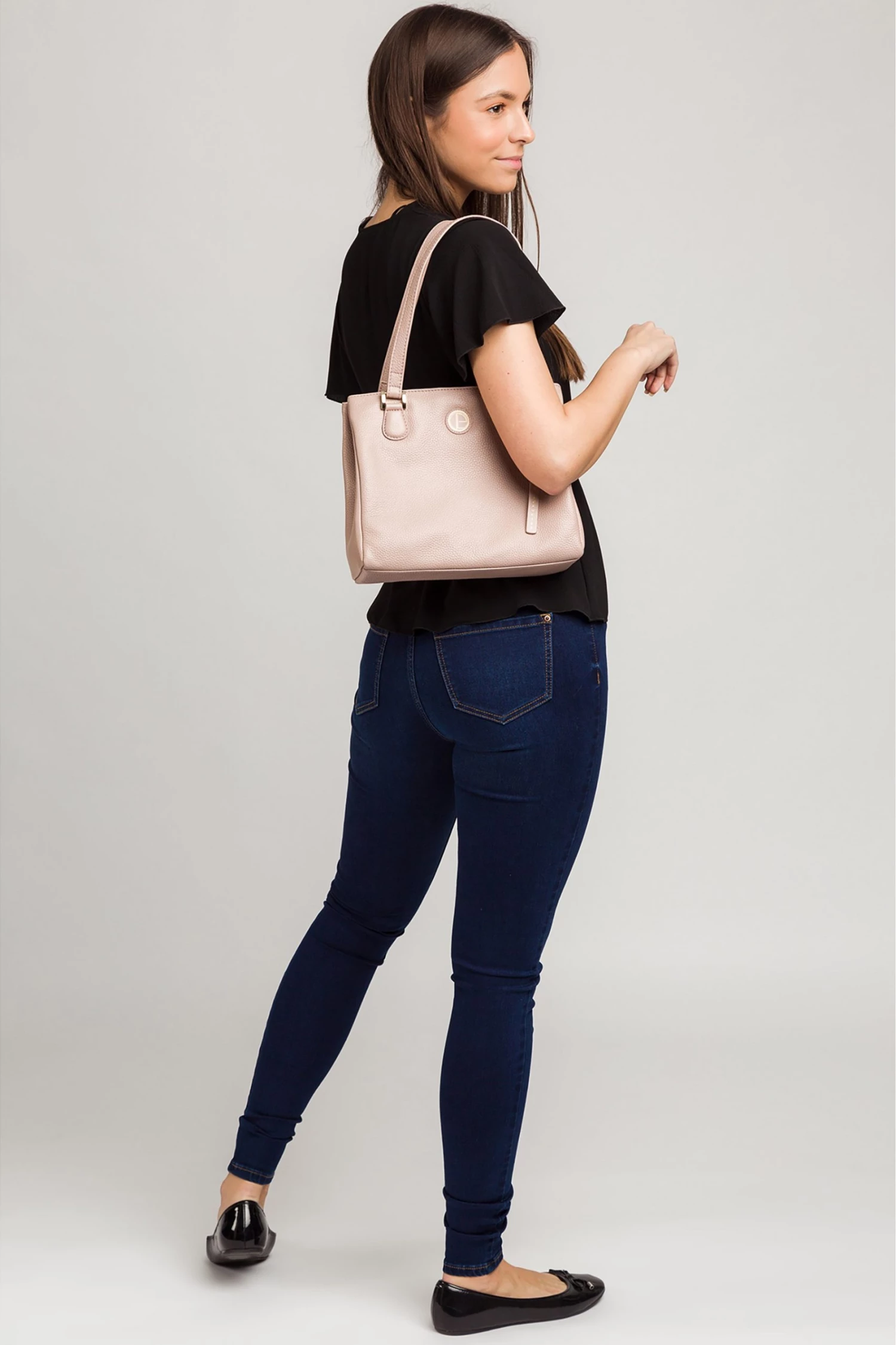 Pure Luxuries London Milana Leather Handbag Cashmere Blue 7 Pure Luxuries London Milana Leather Handbag Cashmere Blue - Image 5