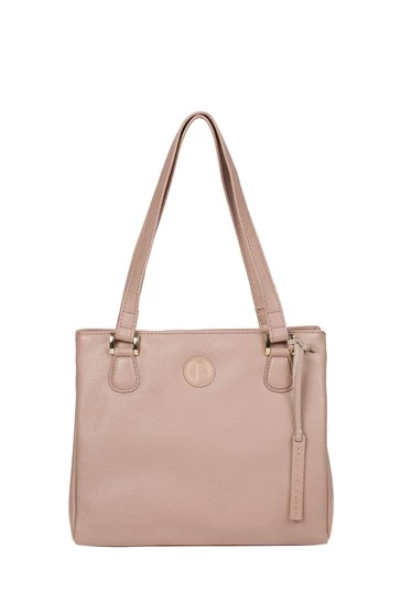 Pure Luxuries London Milana Leather Handbag Cashmere Blue 8 Pure Luxuries London Milana Leather Handbag Cashmere Blue - Image 6