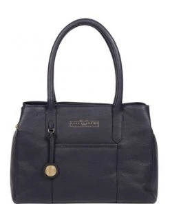 Pure Luxuries London Chatham Leather Handbag Dark Tan Brown -Pure Luxuries shop unnamed file 434
