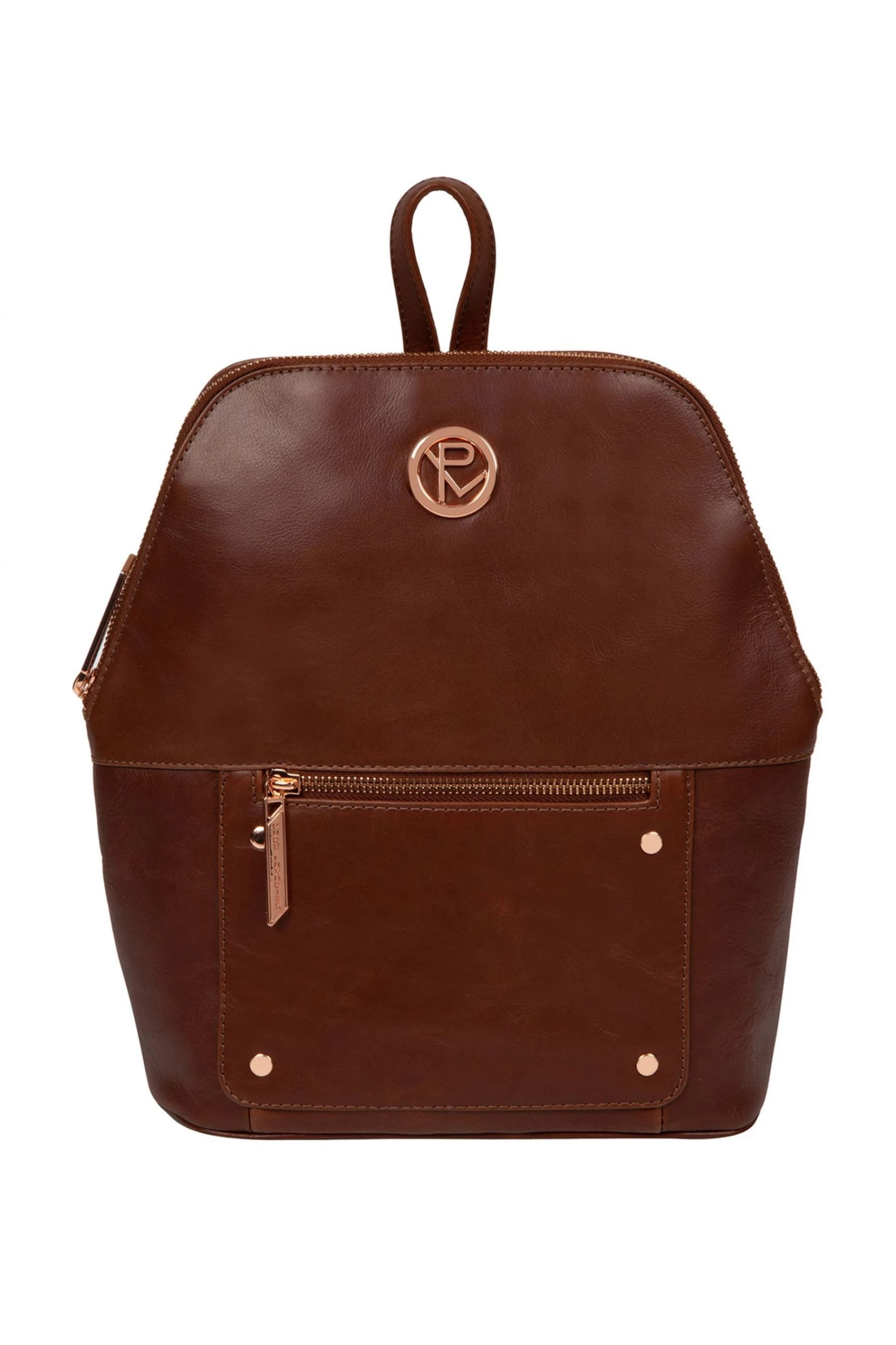 Pure Luxuries London Rubens Leather Backpack Grey 3 Pure Luxuries London Rubens Leather Backpack Grey