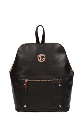 Pure Luxuries London Rubens Leather Backpack Grey 9 Pure Luxuries London Rubens Leather Backpack Grey - Image 7