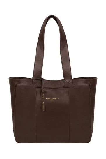 Pure Luxuries London Harlesden Leather Tote Bag Blush Pink 11 Pure Luxuries London Harlesden Leather Tote Bag Blush Pink - Image 9