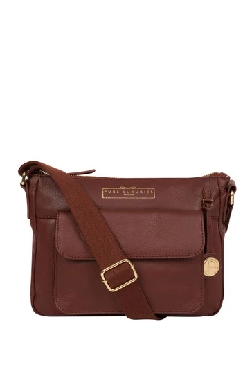 Pure Luxuries London Tindall Leather Shoulder Bag Blush Pink 10 Pure Luxuries London Tindall Leather Shoulder Bag Blush Pink - Image 8