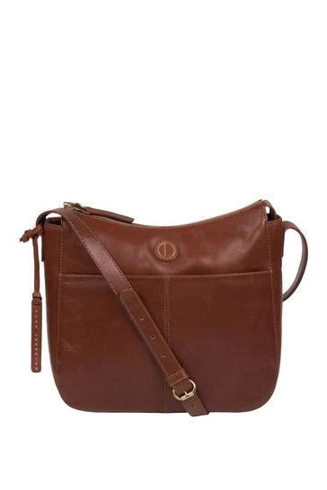 Pure Luxuries London Farlow Leather Shoulder Bag Vintage Red 10 Pure Luxuries London Farlow Leather Shoulder Bag Vintage Red - Image 8