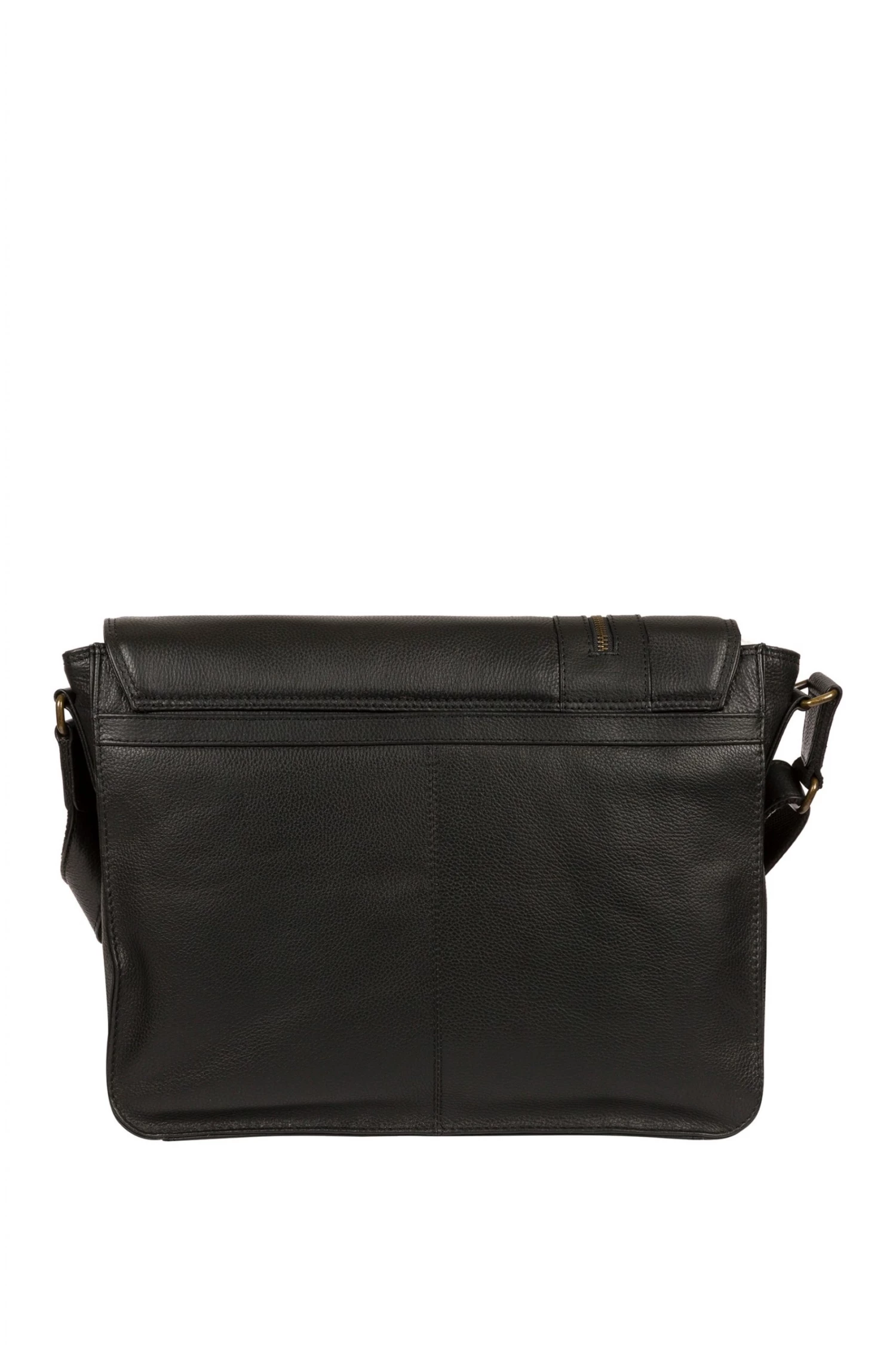 Pure Luxuries London Jefferson Leather Messenger Bag Brown 5 Pure Luxuries London Jefferson Leather Messenger Bag Brown - Image 3